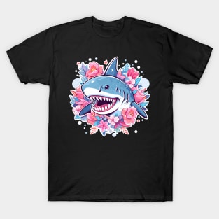 Cottacecore Goth Shark Mens Womens Kids Funny Shark T-Shirt